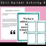 Social Skills Stories And Activities | Pack 7 | Coping Strategies | For 3rd-5th Grade