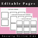 Emotions BINGO | 3x3 Easy Play Differentiated BINGO Boards