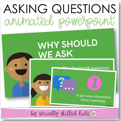 Asking Questions | Animated PowerPoint Slideshow Activity