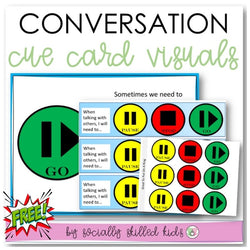 Conversation Cue Cards | Visual Supports