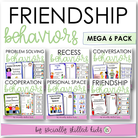 Friendship Behaviors Activities | MEGA Bundle | 6 Differentiated Activity Sets