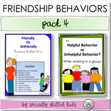 Friendship Behavior Activities | Pack 4 | Recess and Cooperation