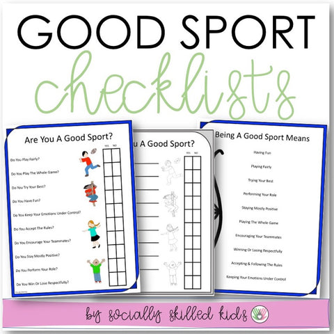 Good Sport Checklists | Differentiated Checklists