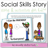 Social Skills Stories And Activities | Pack 5 | Friendship Skills | For K-2nd