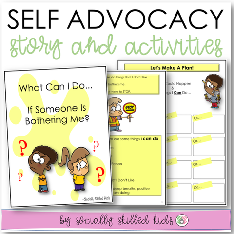 What Can I Do If Someone Is Bothering Me? | Social Skills Story and Activities | K-2nd Grade