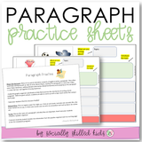 Paragraph Practice | Graphic Organizer For Basic Paragraph Writing