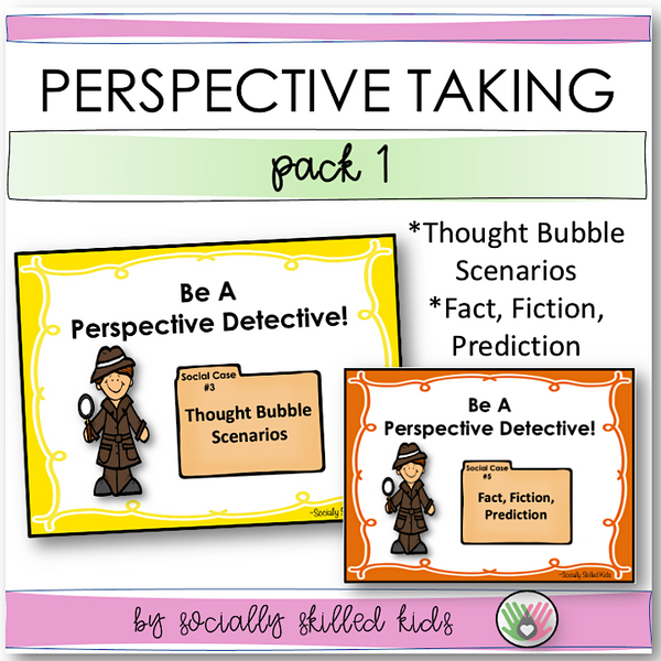 PERSPECTIVE TAKING ACTIVITIES  | Pack 1 | Thought Bubble Scenarios and Making Social Decisions