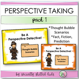 PERSPECTIVE TAKING ACTIVITIES  | Pack 1 | Thought Bubble Scenarios and Making Social Decisions