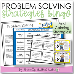 Problem Solving Strategies BINGO and Calm Down Strategies