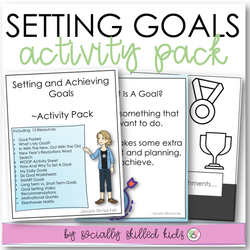 'Setting Goals' Activity Pack