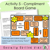 COMPLIMENTS - with COMPLIMENT STARTERS - Perspective Taking Activity for 1st-5th