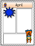NEWSLETTERS Superhero Theme | September To June | Color Version