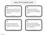 PERSPECTIVE TAKING and PROBLEM SOLVING Activity | Comic Strip Style | Color Version For 3rd-5th Grade