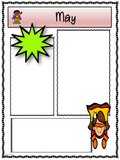 NEWSLETTERS Superhero Theme | September To June | Color Version