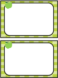 Frames, Labels and Task Cards | Apple Themed