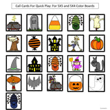 Halloween BINGO differentiated for elementary students regular or special needs. Great way to work on many social skills such as flexible thinking, attention, and good sportsmanship.