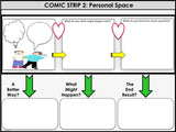 PERSPECTIVE TAKING and PROBLEM SOLVING Activity | Comic Strip Style | Color Version For 3rd-5th Grade