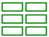 Frames, Labels and Task Cards | Bright and Fun Themed