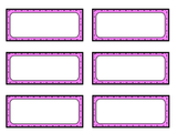 Frames, Labels and Task Cards | Bright and Fun Themed