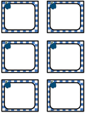 Frames, Labels and Task Cards | Apple Themed