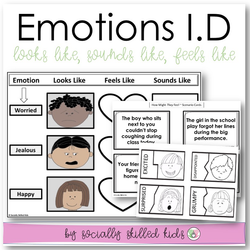 Emotions I.D Activities || For K-5th