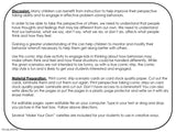 PERSPECTIVE TAKING and PROBLEM SOLVING Activity | Comic Strip Style | Color Version For 3rd-5th Grade