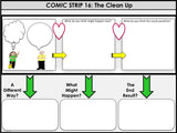 PERSPECTIVE TAKING and PROBLEM SOLVING Activity | Comic Strip Style | Color Version For 3rd-5th Grade