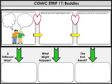 PERSPECTIVE TAKING and PROBLEM SOLVING Activity | Comic Strip Style | Color Version For 3rd-5th Grade