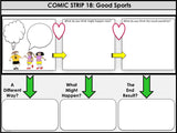 PERSPECTIVE TAKING and PROBLEM SOLVING Activity | Comic Strip Style | Color Version For 3rd-5th Grade