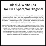 Halloween BINGO differentiated for elementary students regular or special needs. Great way to work on many social skills such as flexible thinking, attention, and good sportsmanship.