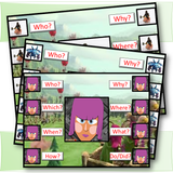 "WH" QUESTIONS | Mega 6 Pack Bundle | Differentiated Games, Activities, and Visuals