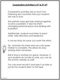 Friendship Behavior Activities | Pack 4 | Recess and Cooperation