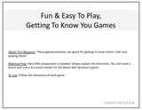 'Getting To Know You' Activity Pack