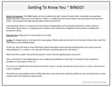 'Getting To Know You' Activity Pack
