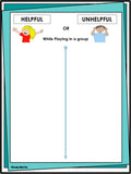 Friendship Behavior Activities | Pack 4 | Recess and Cooperation