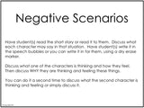 PERSPECTIVE TAKING Activity | Comic Strip Style | Black and White Version | For K-2nd