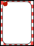 Frames, Labels and Task Cards | Apple Themed