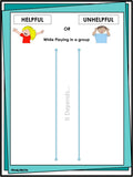 Friendship Behavior Activities | Pack 4 | Recess and Cooperation