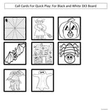Halloween BINGO differentiated for elementary students regular or special needs. Great way to work on many social skills such as flexible thinking, attention, and good sportsmanship.