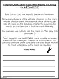 Friendship Behavior Activities | Pack 4 | Recess and Cooperation