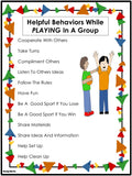 Friendship Behavior Activities | Pack 4 | Recess and Cooperation