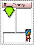 NEWSLETTERS Superhero Theme | September To August | Color Version
