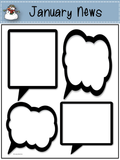 NEWSLETTERS Speech Bubble Theme | September To June | Color Version