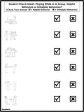 Friendship Behavior Activities | Pack 4 | Recess and Cooperation