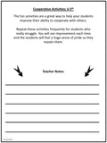 Friendship Behavior Activities | Pack 4 | Recess and Cooperation