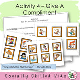 COMPLIMENTS - with COMPLIMENT STARTERS - Perspective Taking Activity for 1st-5th