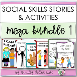 Social Skills Stories | MEGA 6 BUNDLE | Set 1 | For 3rd-5th