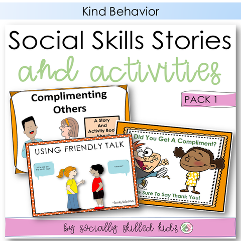 Social Skills Stories And Activities | Pack 1 | Kind Behaviors | For 1-5th