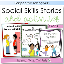 Social Skills Stories And Activities | Pack 2 | Perspective Taking | For 3rd-5th