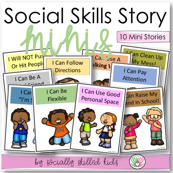 Back to School Social Stories for Making Friends, Following Directions, etc.